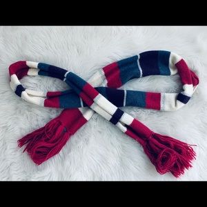 Tommy Hilfiger Wool Blend Striped Scarf Muffler
